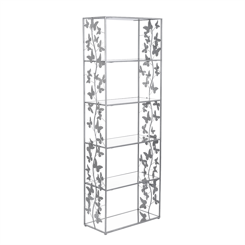 Стеллаж Silver Butterfly Wide Серебряный Стеллаж Silver Butterfly Wide Серебряный в Твери | Loft Concept