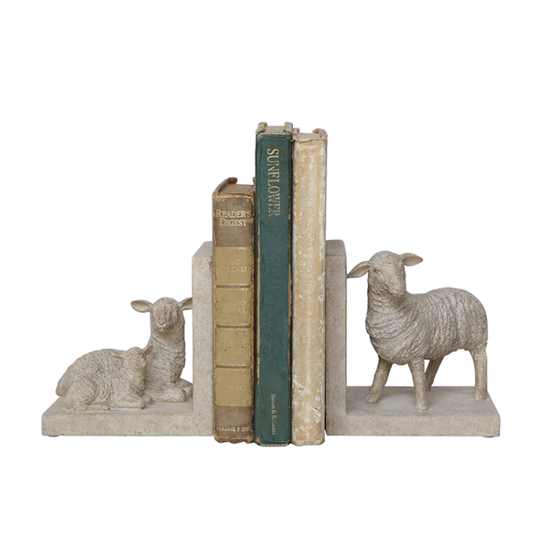 Держатель для книг Decor Sheep Белый бетон Держатель для книг Decor Sheep Белый бетон в Твери | Loft Concept