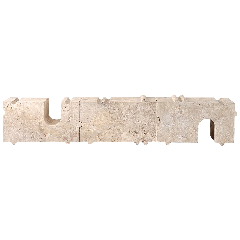 Модульная каменная скамья Hume Modular Stone Bench дизайн Kelly Wearstler Песочный Модульная каменная скамья Hume Modular Stone Bench дизайн Kelly Wearstler Песочный в Твери | Loft Concept