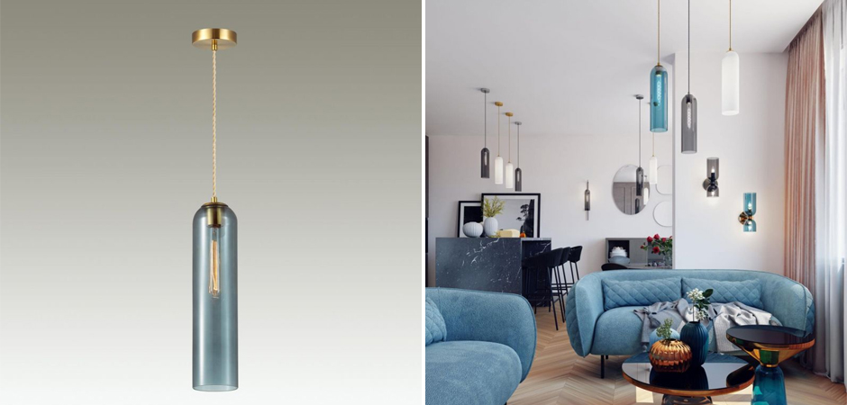 Подвесной Светильник Articolo Синий Подвесной Светильник Articolo Синий - Loft-Concept в Твери