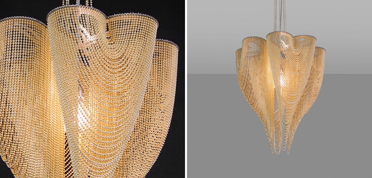 Люстра Willowlamp BabyLove Clover Gold - фото