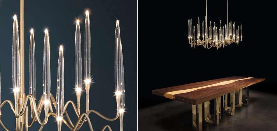 Люстра Chandelier Brass and Crystals Люстра Chandelier Brass and Crystals - Loft-Concept в Твери
