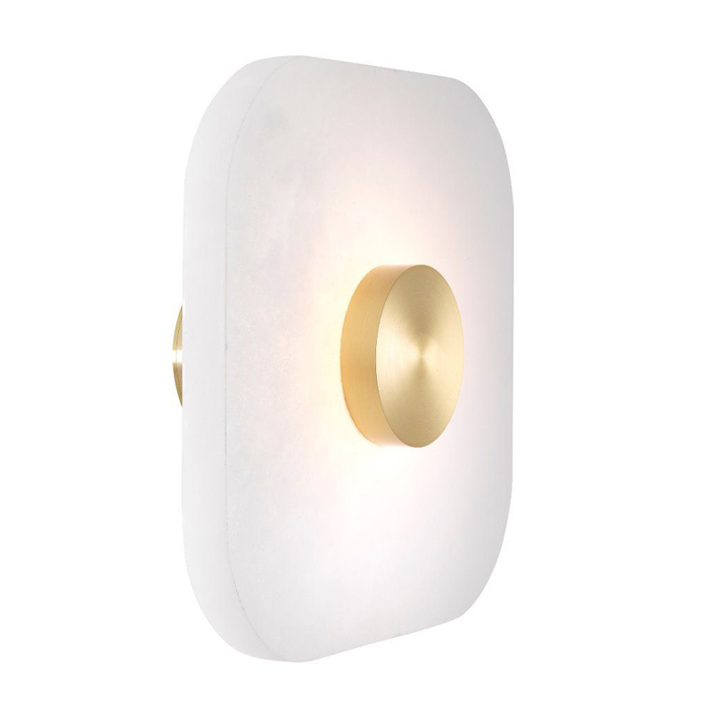 Бра Eichholtz Wall Lamp Aguaron S Латунь Белый Бра Eichholtz Wall Lamp Aguaron S Латунь Белый в Твери | Loft Concept