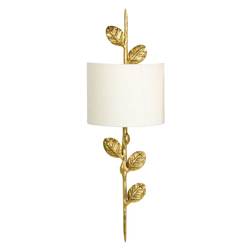 Бра Branch with Leaves Sconces Золотой Белый Бра Branch with Leaves Sconces Золотой Белый в Твери | Loft Concept