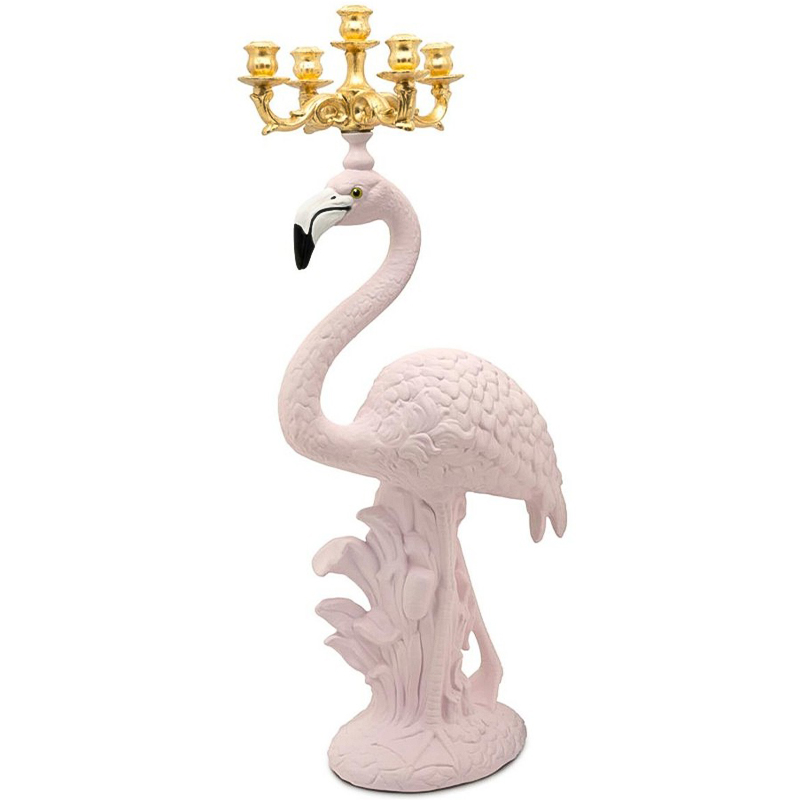Подсвечник Candleholder Flamingo Bisc. Pink Gold Розовый Золотой Подсвечник Candleholder Flamingo Bisc. Pink Gold Розовый Золотой в Твери | Loft Concept
