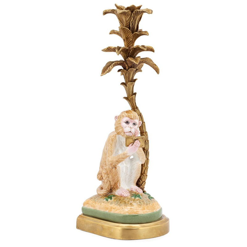 Подсвечник CANDLEHOLDER MONKEY ATLANTIDE L Бежевый Бронза Подсвечник CANDLEHOLDER MONKEY ATLANTIDE L Бежевый Бронза в Твери | Loft Concept