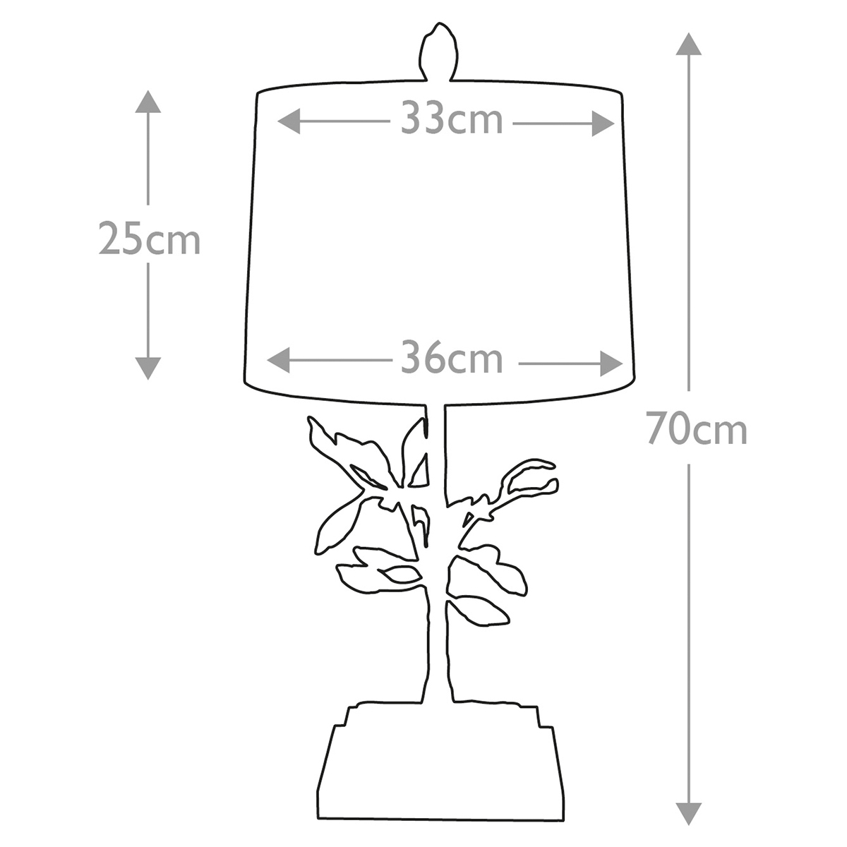 Настольная лампа с кремовым льняным цилиндрическим абажуром и ножкой в форме золотистой ветки Gilded Nola в Твери