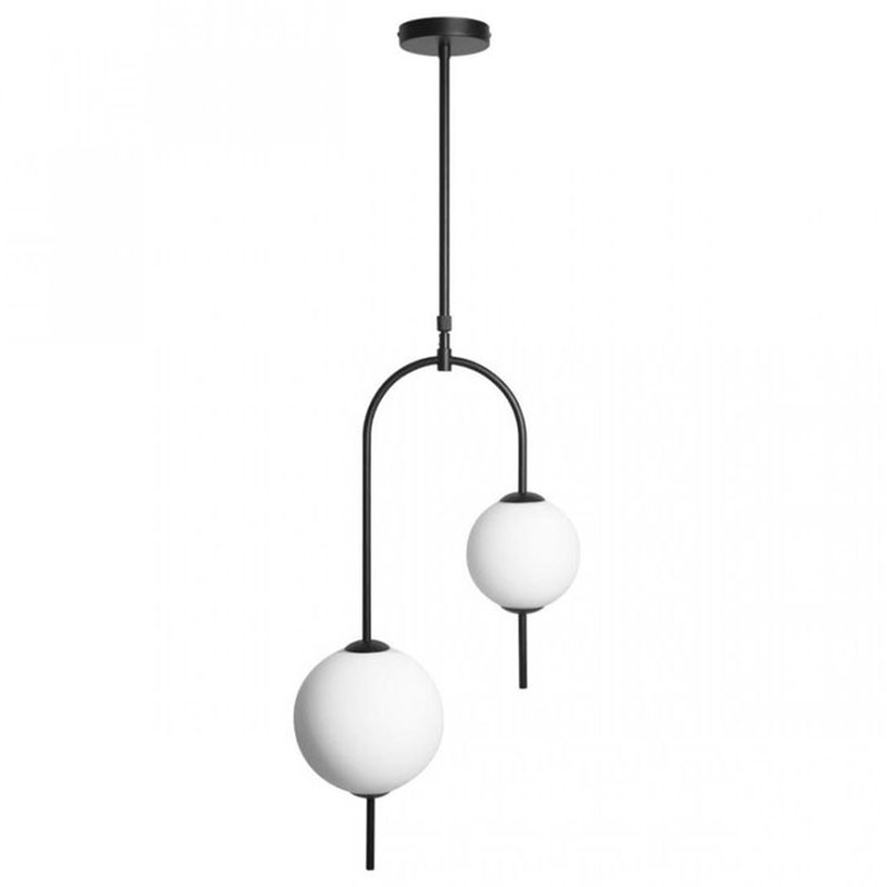 Люстра Balance Beads Libra 120 см Черный Белый Люстра Balance Beads Libra 120 см Черный Белый в Твери | Loft Concept