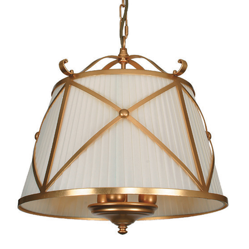Люстра абажур Provence Lampshade Light Gold Chandelier Бежевый Золотой Люстра абажур Provence Lampshade Light Gold Chandelier Бежевый Золотой в Твери | Loft Concept