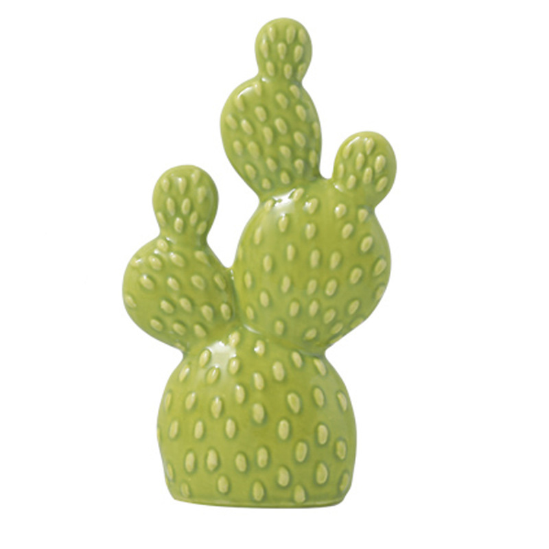 Статуэтка Flat Cactus Салатовый Статуэтка Flat Cactus Салатовый в Твери | Loft Concept