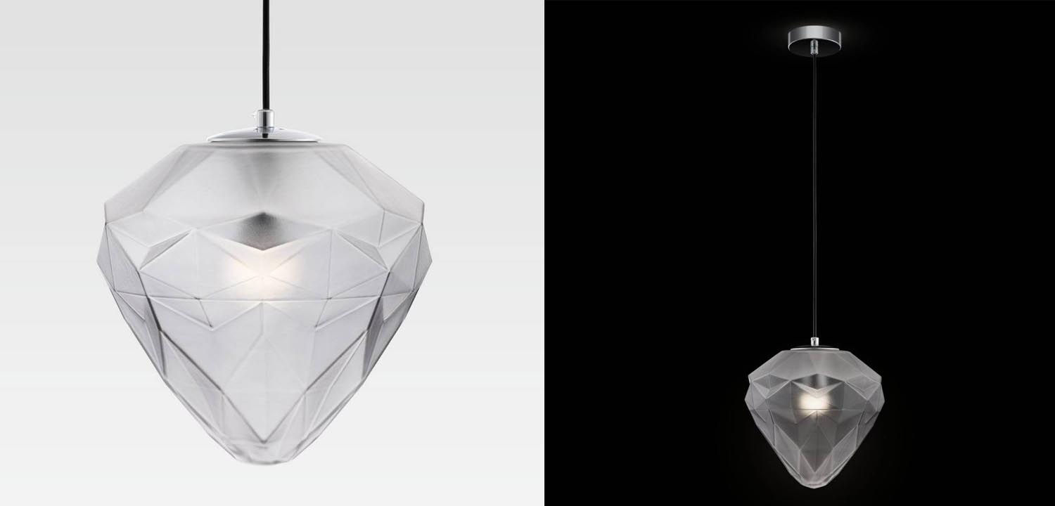 Подвесной светильник Jewel Athena grey 25 - фото