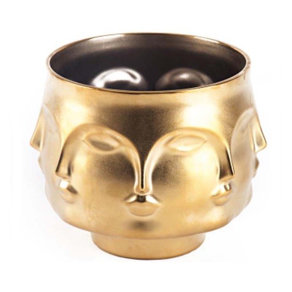 Ваза JONATHAN ADLER DORA MAAR BOWL GOLD Золотой Ваза JONATHAN ADLER DORA MAAR BOWL GOLD Золотой в Твери | Loft Concept
