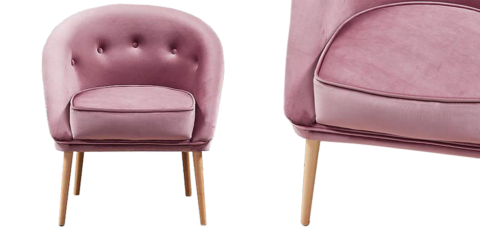 Кресло Gwyn Chair pink Кресло Gwyn Chair pink - Loft-Concept в Твери