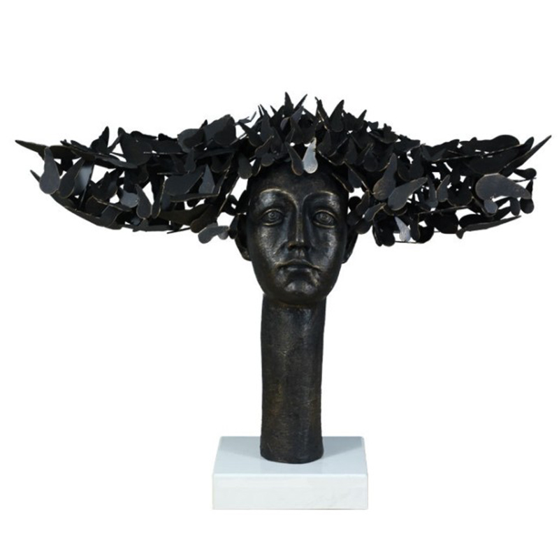 Статуэтка Butterflies on the Head Золотой Черный в Твери | Loft Concept 