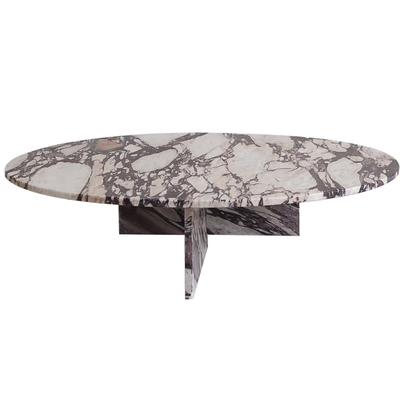 Кофейный стол Enzo Marble Coffee table Серый Бежево-серый Коричневый Кофейный стол Enzo Marble Coffee table Серый Бежево-серый Коричневый в Твери | Loft Concept