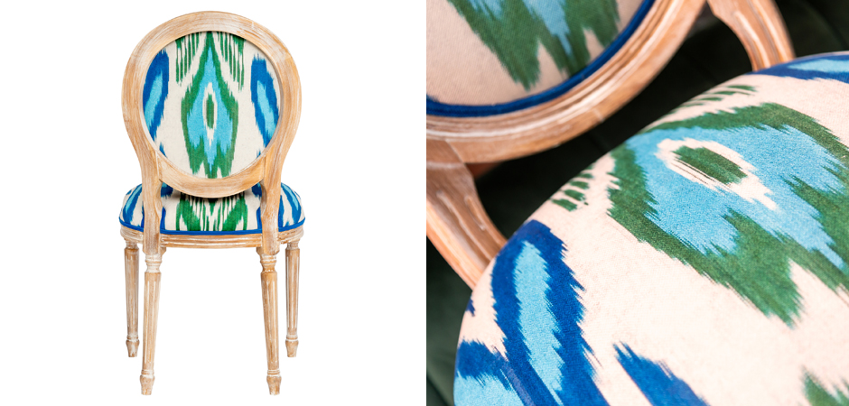 Мягкий стул с узором Ikat Pattern Мягкий стул с узором Ikat Pattern - Loft-Concept в Твери