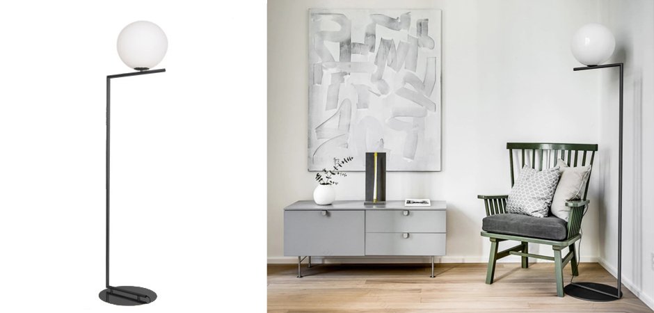 Торшер Flos IC Lights F Black Торшер Flos IC Lights F Black - Loft-Concept в Твери