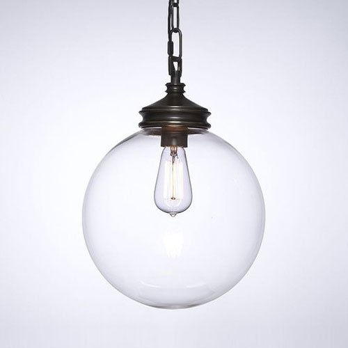 Подвесной светильник Loft Glass Sphere Искусственная бурая ржавчина Черный Подвесной светильник Loft Glass Sphere Искусственная бурая ржавчина Черный в Твери | Loft Concept