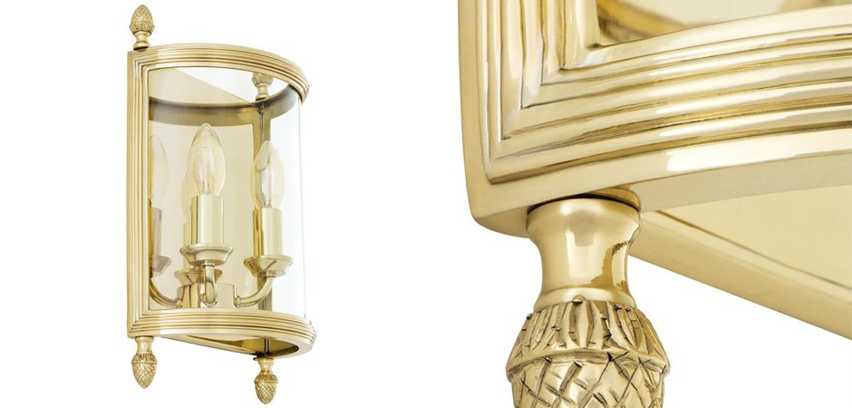 Бра Wall Lamp Lennon S Brass - Loft-Concept в Твери