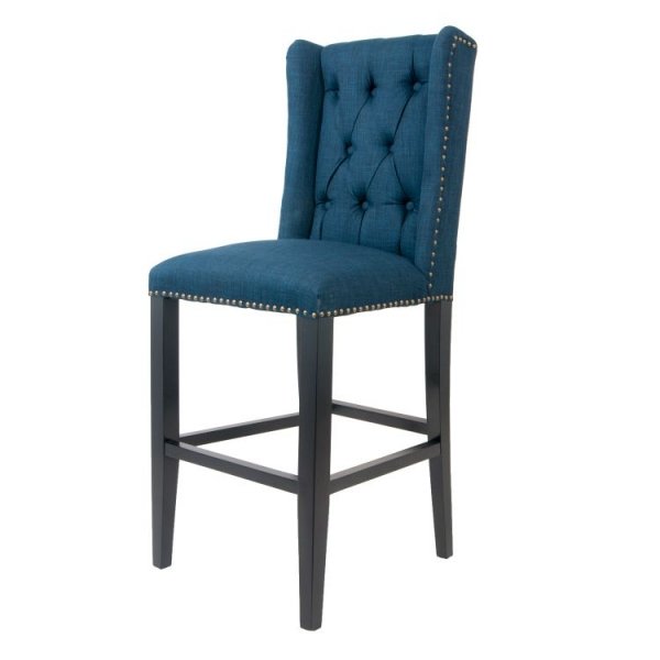 Стул French chairs Provence Barton Blue Chair Черный Синий Стул French chairs Provence Barton Blue Chair Черный Синий в Твери | Loft Concept