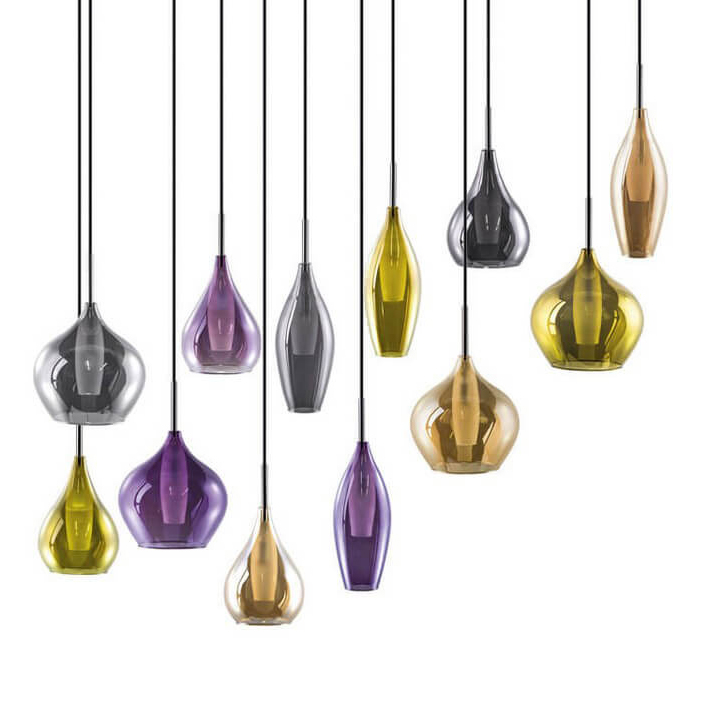Люстра Candiano Multicolor 12 Light Мульти Хром Люстра Candiano Multicolor 12 Light Мульти Хром в Твери | Loft Concept
