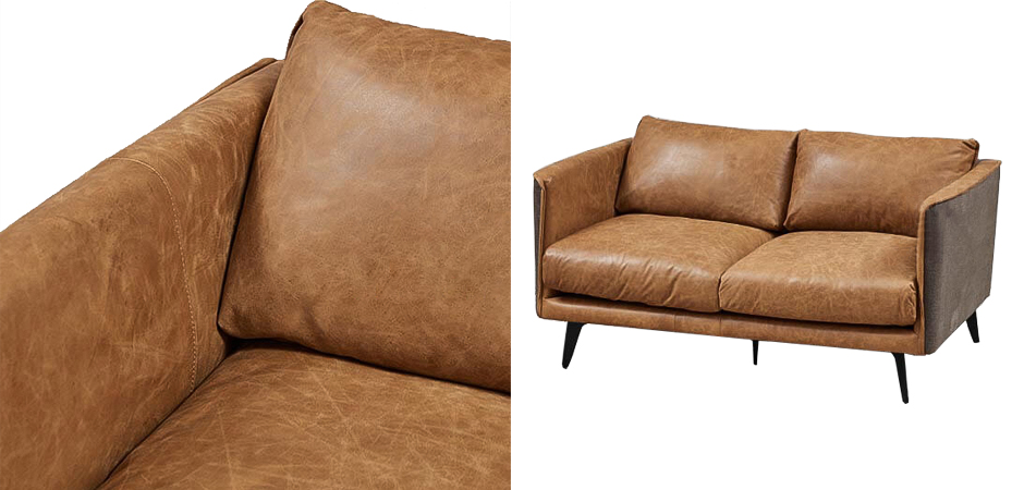 Диван Caramel Leather Sofa Диван Caramel Leather Sofa - Loft-Concept в Твери