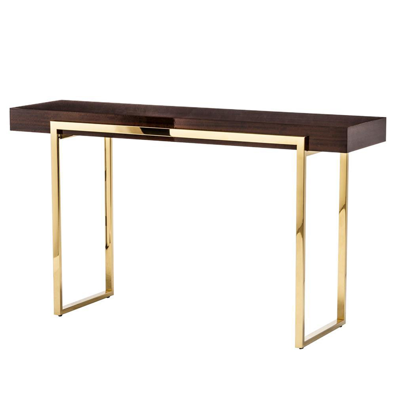 Консоль Conval Console Глянцевое золото Коричневый Консоль Conval Console Глянцевое золото Коричневый в Твери | Loft Concept
