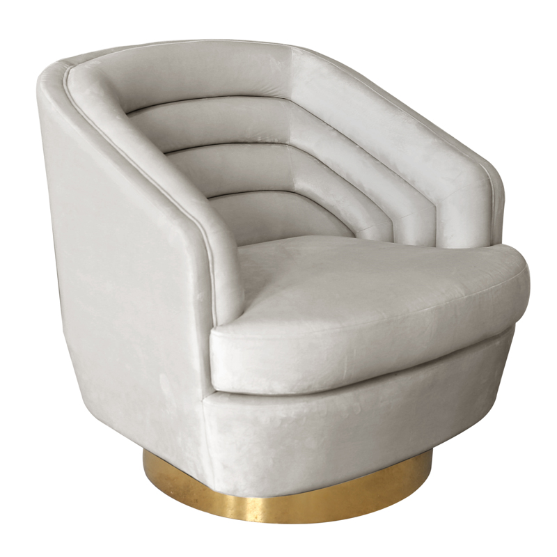 Кресло Henrietta Armchair кремовый велюр Кремовый Золотой Кресло Henrietta Armchair кремовый велюр Кремовый Золотой в Твери | Loft Concept