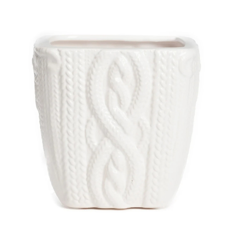 Ваза Knitted Pattern Белый Ваза Knitted Pattern Белый в Твери | Loft Concept