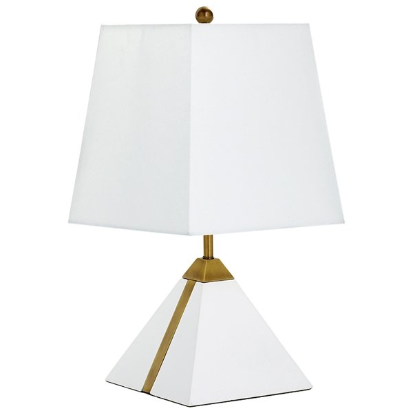 Настольная лампа Cyan Design Giza Table Lamp Белый Настольная лампа Cyan Design Giza Table Lamp Белый в Твери | Loft Concept