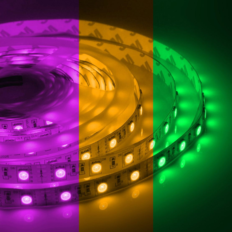 Светодиодная лента 7,2W/m 30LED/m 5050SMD разноцветная 3M Белый Светодиодная лента 7,2W/m 30LED/m 5050SMD разноцветная 3M Белый в Твери | Loft Concept
