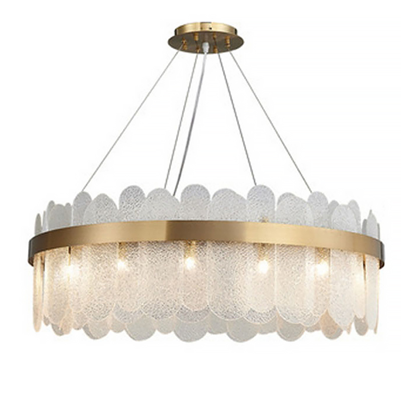 Люстра Blount Chandelier Raised Латунь Прозрачный Люстра Blount Chandelier Raised Латунь Прозрачный в Твери | Loft Concept