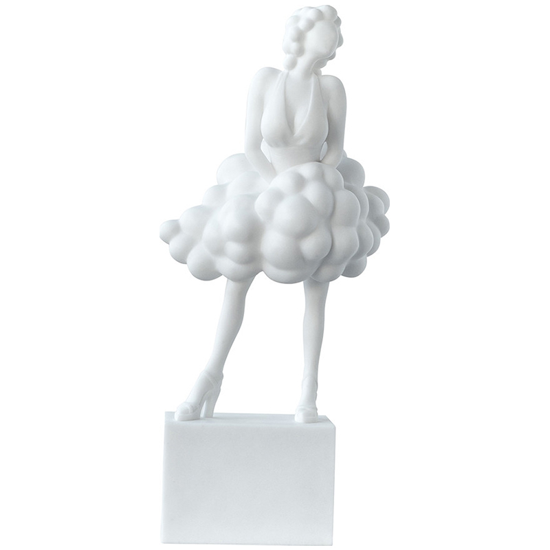 Декоративная статуэтка Marilyn Cloud Dress Statuette Белый Декоративная статуэтка Marilyn Cloud Dress Statuette Белый в Твери | Loft Concept