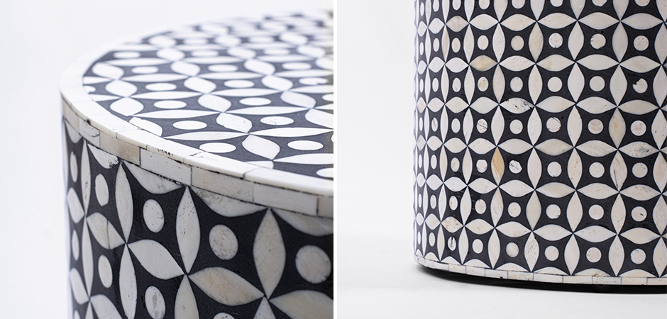 Табурет Inlaid Bone Geometry Табурет Inlaid Bone Geometry - Loft-Concept в Твери