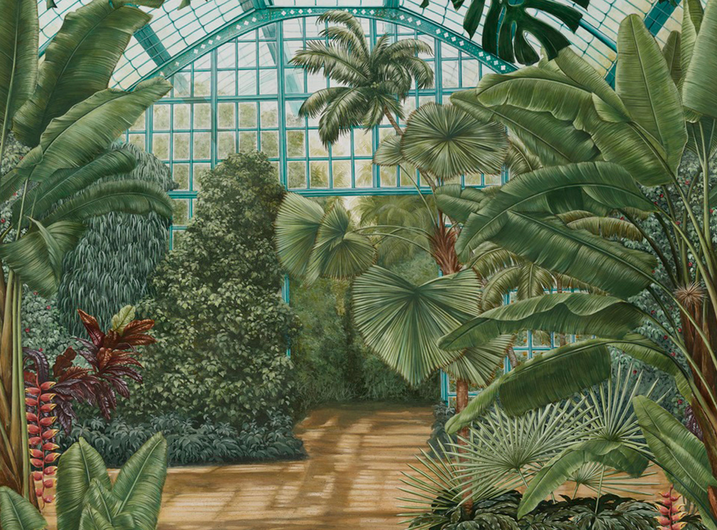 Обои ручная роспись La serre Palmeir - постер Loft-Concept в Твери