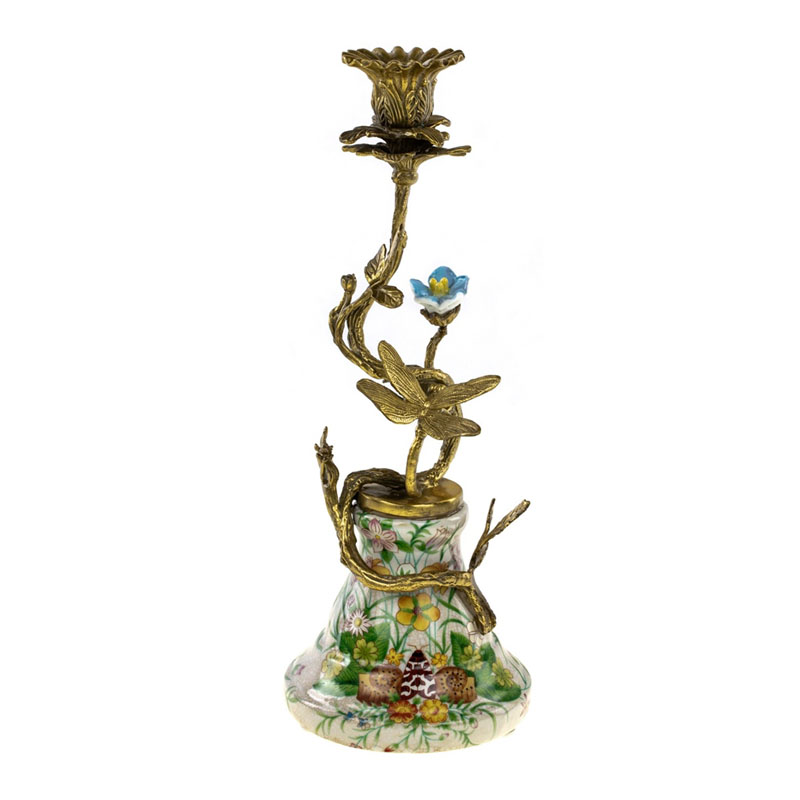Подсвечник Curly Flower Bronze Мульти Бронза Подсвечник Curly Flower Bronze Мульти Бронза в Твери | Loft Concept