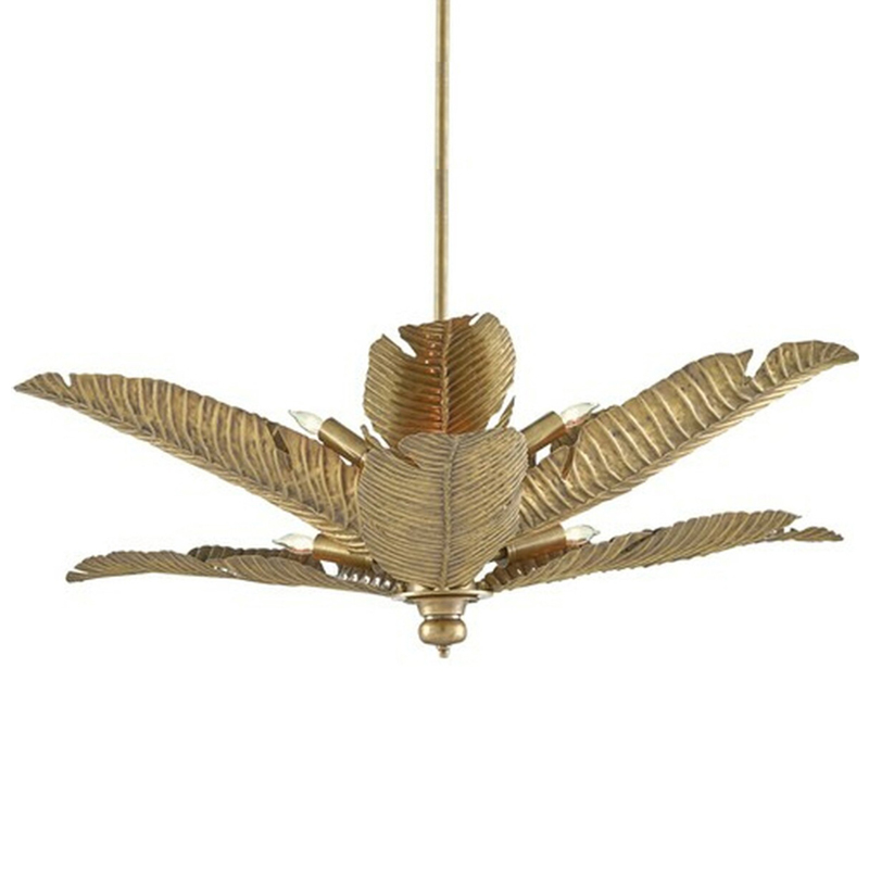 Дизайнерская Люстра Золотые Листья Пальмы Modern Golden Palm Leaves Chandelier Золотой Дизайнерская Люстра Золотые Листья Пальмы Modern Golden Palm Leaves Chandelier Золотой в Твери | Loft Concept