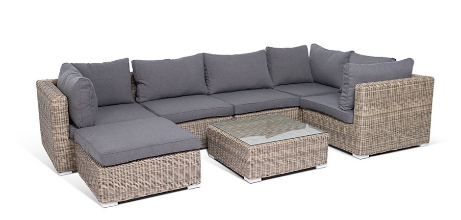 Стол кофейный Rottan Grey - Loft-Concept в Твери