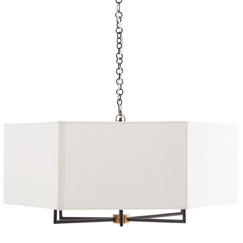 Люстра Arteriors OXFORD CHANDELIER Бронза Белый Черный в Твери | Loft Concept 