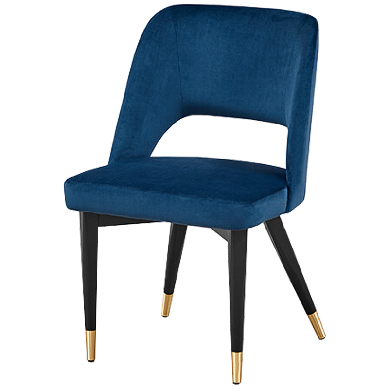 Стул Neasan Stool blue Черный Синий Латунь Стул Neasan Stool blue Черный Синий Латунь в Твери | Loft Concept