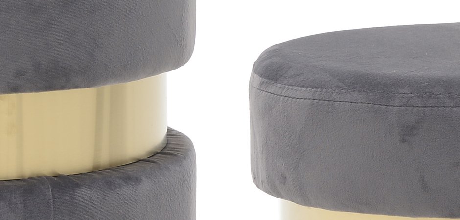 Пуф Golden Belt Gray Пуф Golden Belt Gray - Loft-Concept в Твери