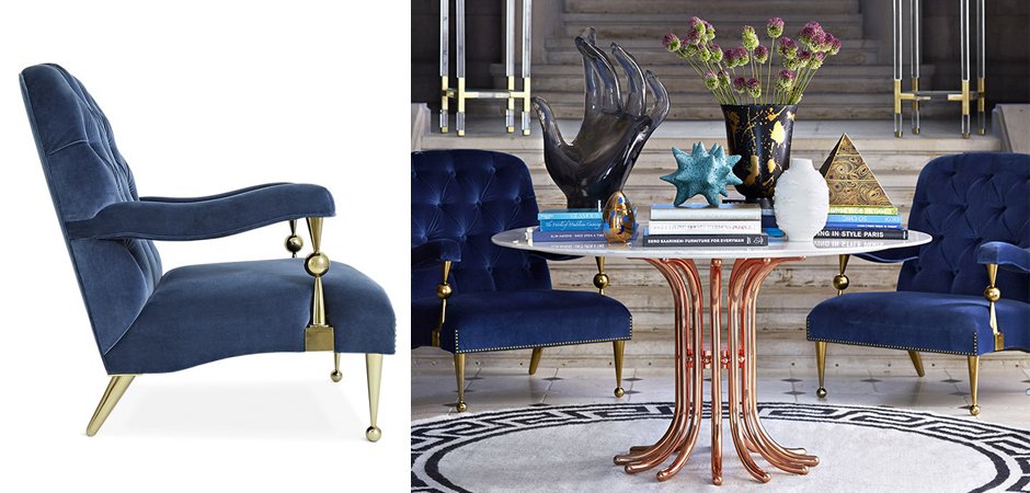 Кресло Jonathan Adler Caracas Chair Кресло Jonathan Adler Caracas Chair - Loft-Concept в Твери