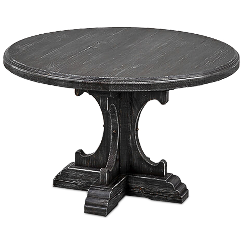 Обеденный стол Aegeon Dinner Table Винтажный черный Обеденный стол Aegeon Dinner Table Винтажный черный в Твери | Loft Concept