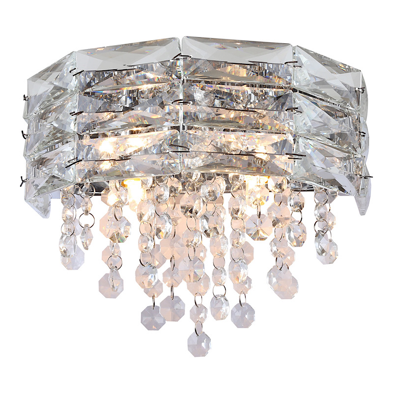 Настенный светильник Roul Crystal Light Хром Прозрачный в Твери | Loft Concept 
