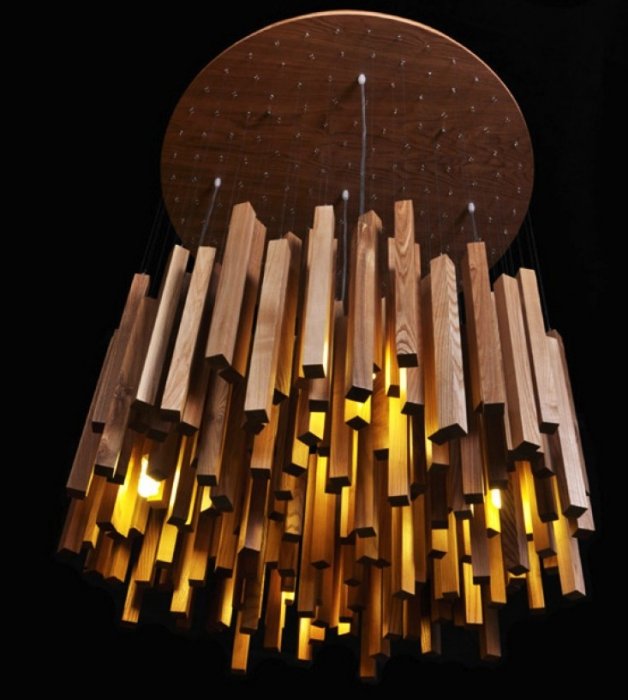 Люстра Wooden September Rain Люстра Wooden September Rain в Твери | Loft Concept