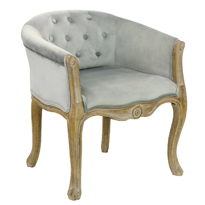 Кресло French Provence Armchair Roderic light blue Голубой Кресло French Provence Armchair Roderic light blue Голубой в Твери | Loft Concept