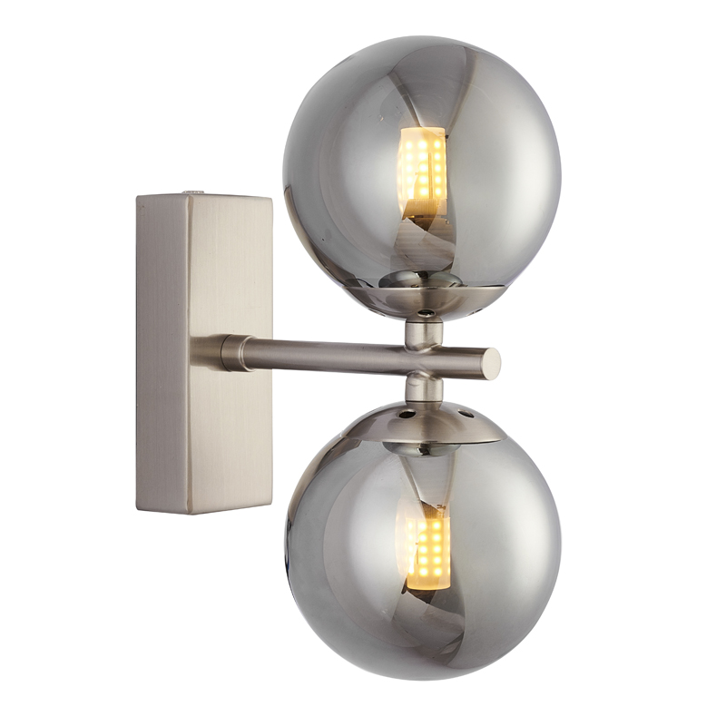 Бра Berries Sconce smok Никель Стекло Смок Бра Berries Sconce smok Никель Стекло Смок в Твери | Loft Concept