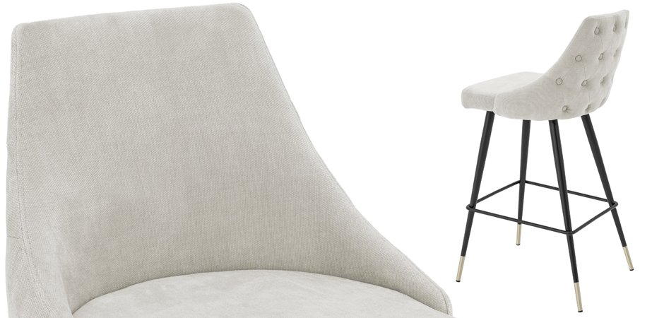 Барный стул Eichholtz Bar Stool Cedro Sand Барный стул Eichholtz Bar Stool Cedro Sand - Loft-Concept в Твери