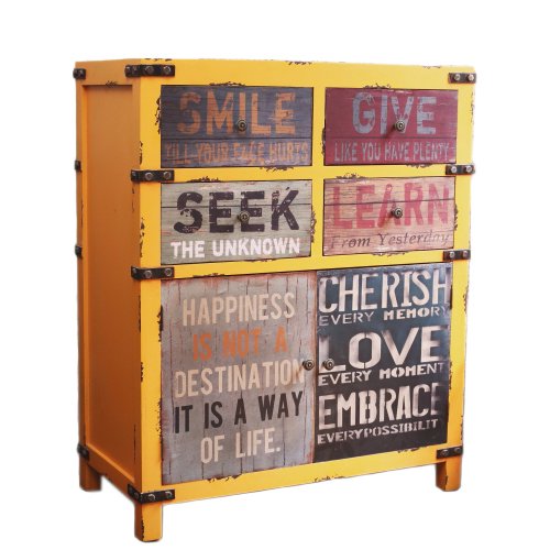 Комод Container Give a smile Желтый Мульти Комод Container Give a smile Желтый Мульти в Твери | Loft Concept