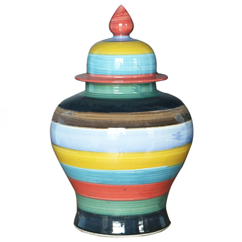 Ваза Colored Stripes Rainbow Vase Мульти Ваза Colored Stripes Rainbow Vase Мульти в Твери | Loft Concept